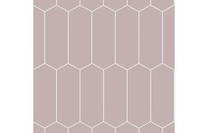 Fibo Urban - Dusky Pink (Elongated Hexagonal) - Single
